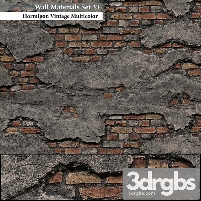 Wall materials set 33