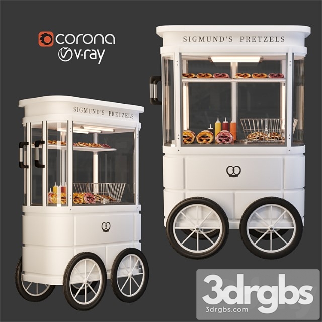 Little pretzel cart