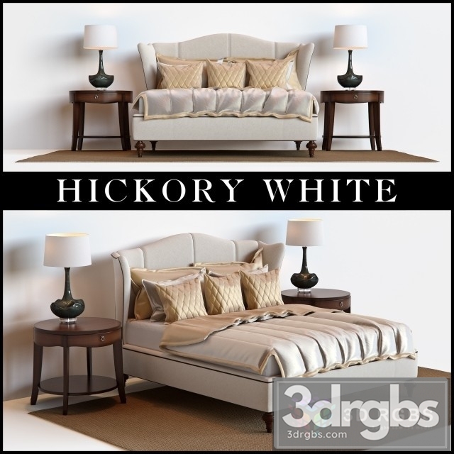 Hickory White Bed