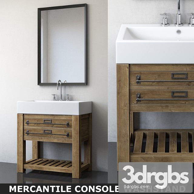 Mercantile Console Washstand