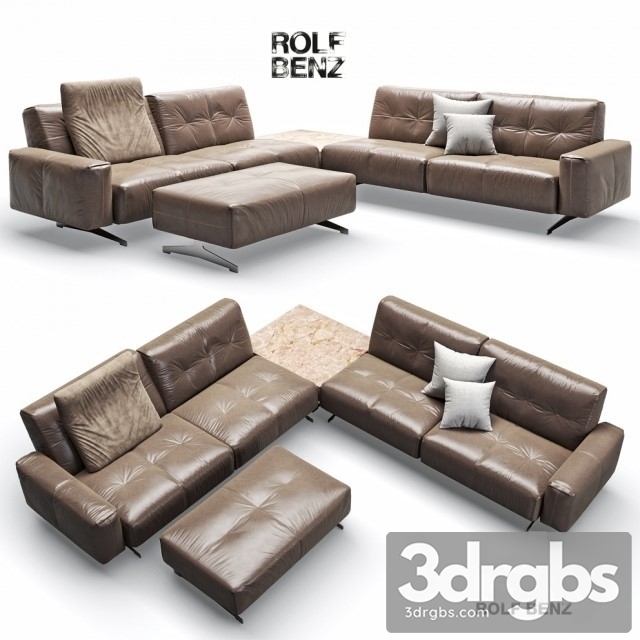 Rolf Benz Leather Sofa