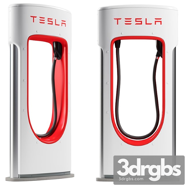 Tesla Supercharger Charging Station