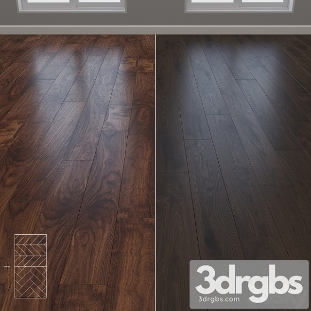 Parquet Oak 2 Types Layout Herringbone