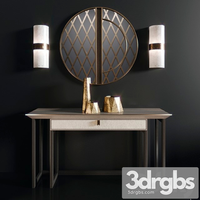 Bali console, estremoz wall light, kobe mirror