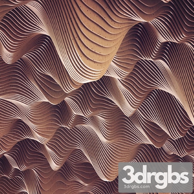 Parametric wood decor