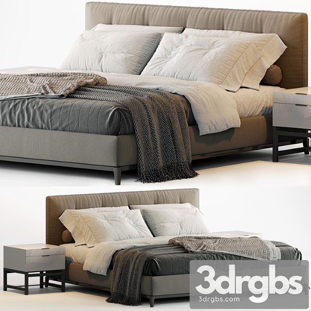 Minotti andersen quilt bed 2a