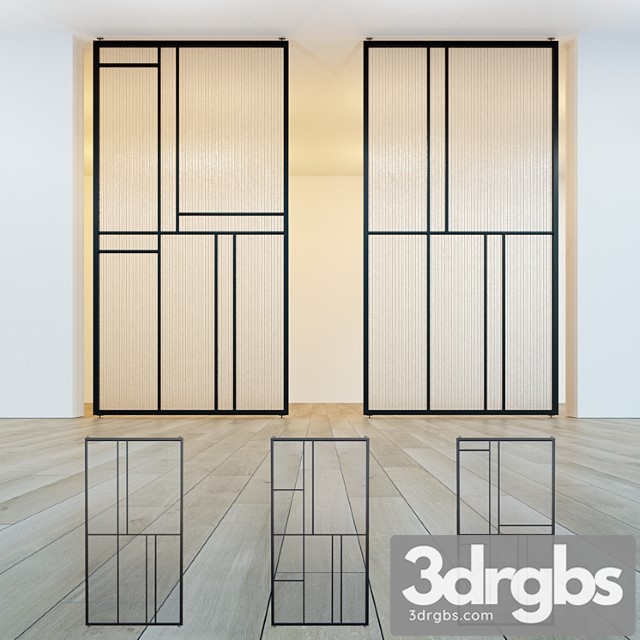 Glass partition door 39