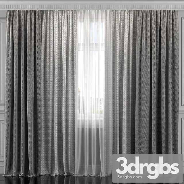 Curtains with window 309