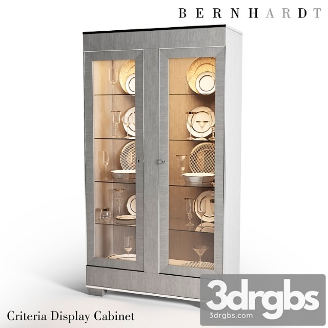 Bernhardt criteria display cabinet