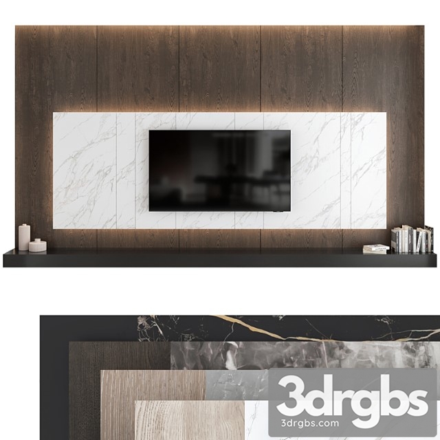 Tv wall set 02