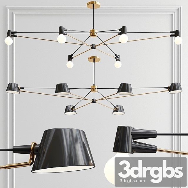 Long Cord Long Pivot Chandelier