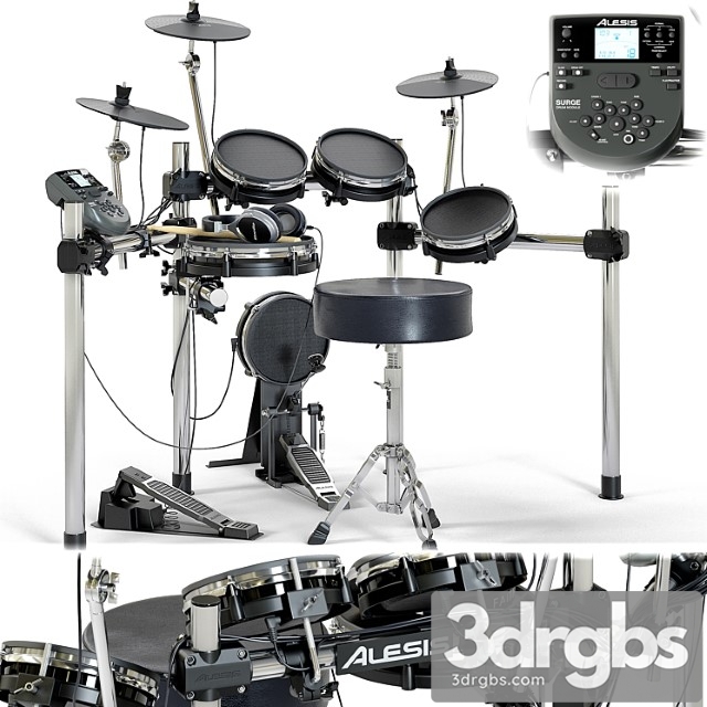 Drum Set ALESIS Surge Mesh Kit Musical Instrument