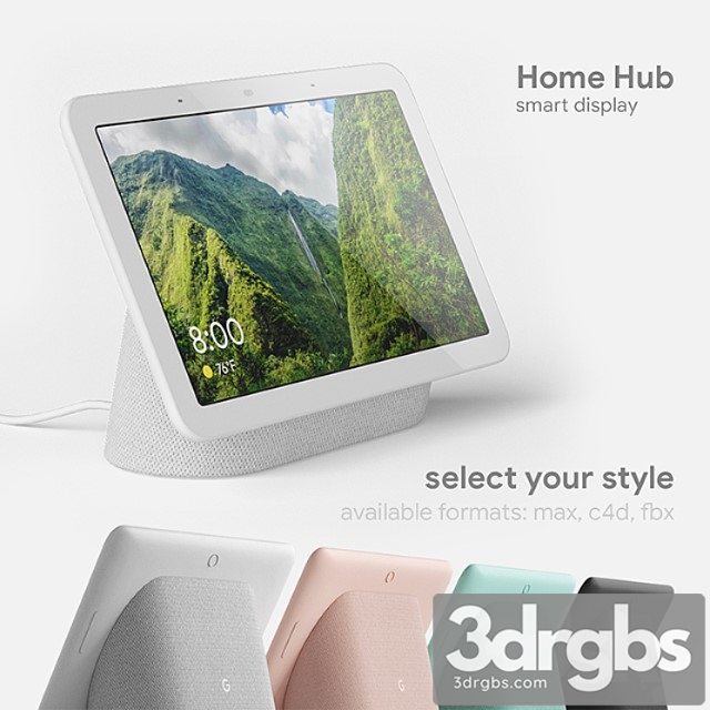 Google home hub 4 colors