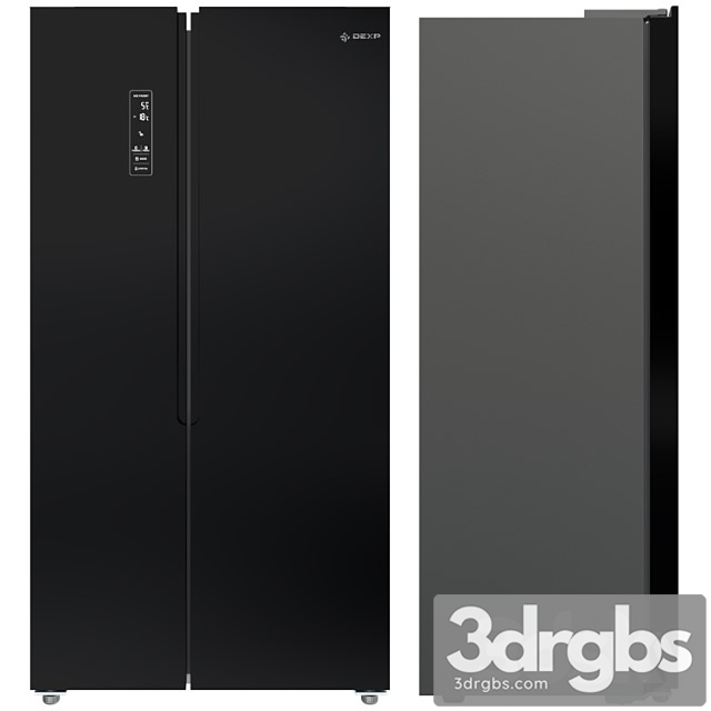 Refrigerator Multi Door Side by Side DEXP SBS455AHA