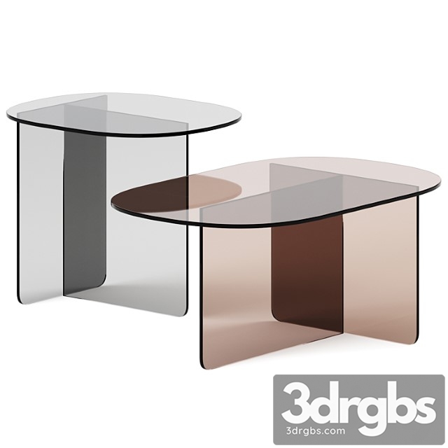 Glass coffee table chap miniforms