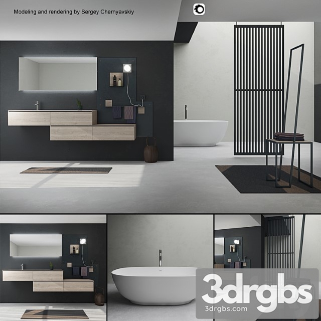 Bathroom Furniture Set Arcom Escape