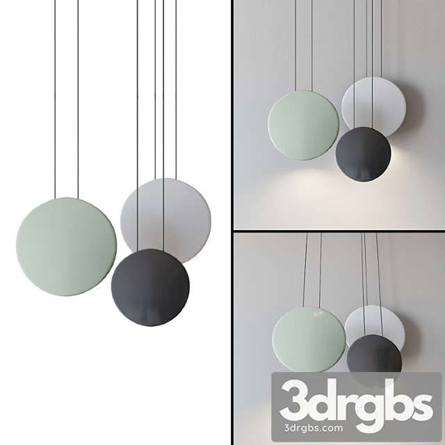 Cosmos cluster led pendant by lievore altherr molina for vibiacluster led pendant by lievore altherr molina for vibia