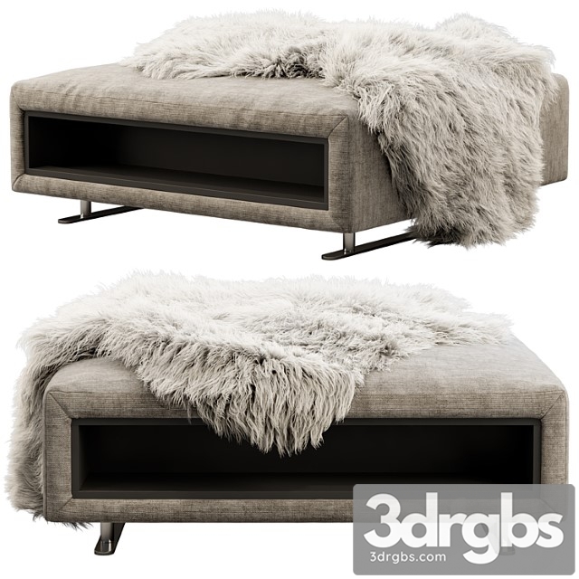 Boconcept hampton footstool with storage