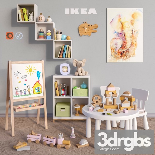 Modular Furniture Ikea Accessories Decor and Toys Set 5