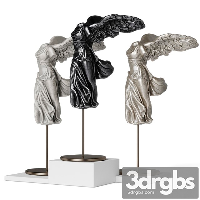 La victoire de samothrace statuette set