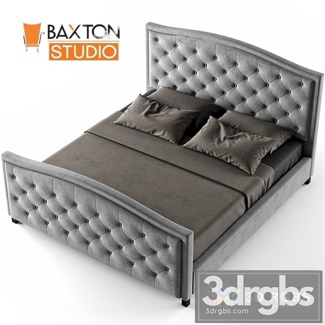 Baxton Studio Fawner Queen Upholstered Arched Platform Bed