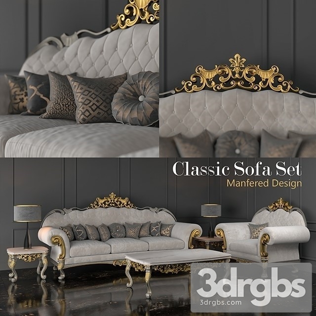 Neo Classic Sofa Set 01