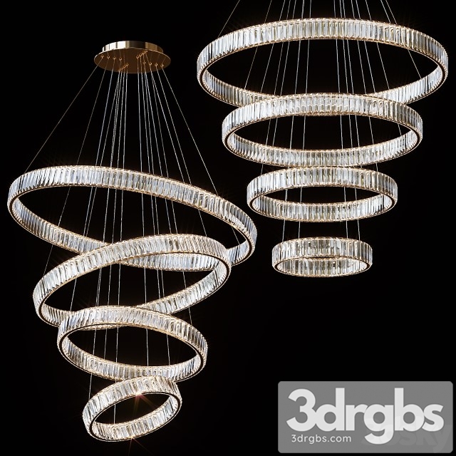 Cascading Pendant Chandeliers Bertolda Cas