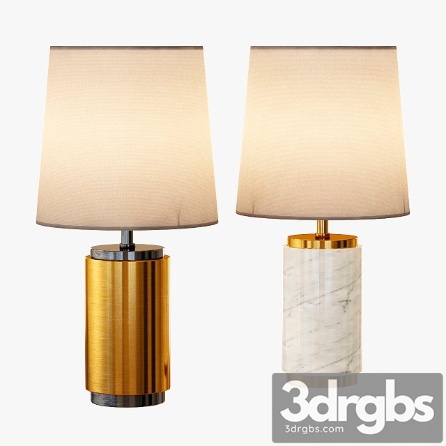 Small Pillar Table Lamp Antique Brass