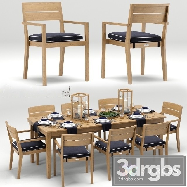 Portsmouth Karri Wood Outdoor Patio Dining