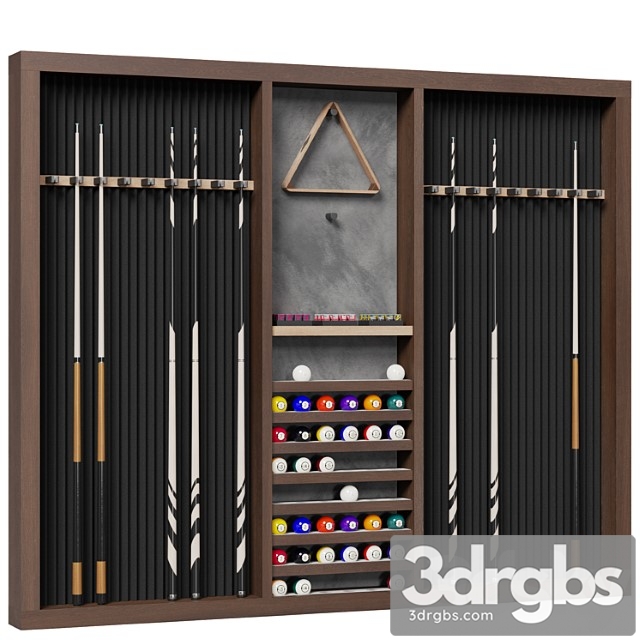 Billiard Wall Rack 1