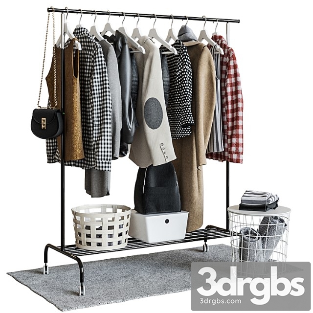 Clothes Ikea rigga floor hanger