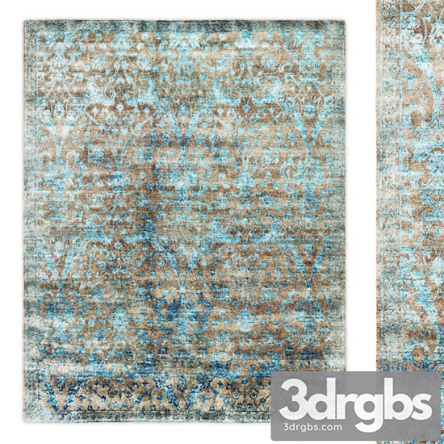 Custom flore hand-knotted rug rh