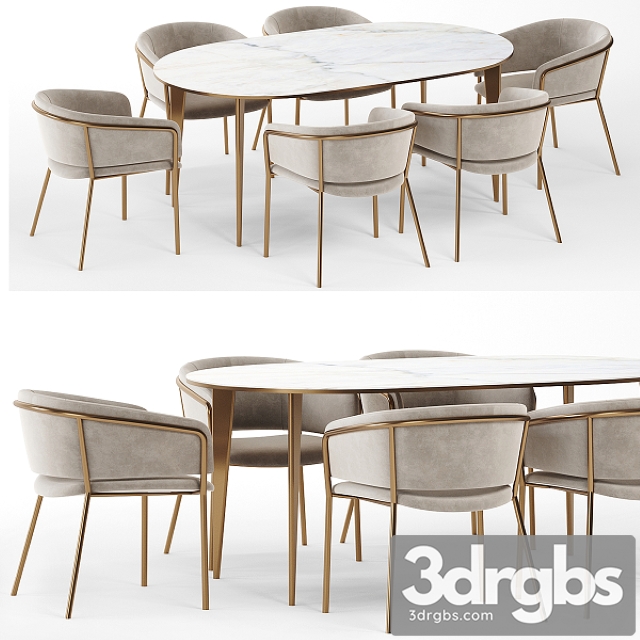 Vilhena II Chair and Arden Dining Table