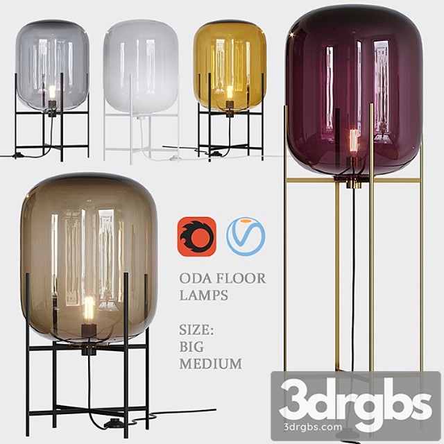 Oda floor lamps