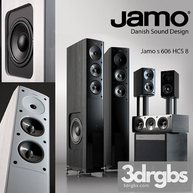 Speaker Set Jamo S606 206 Sub