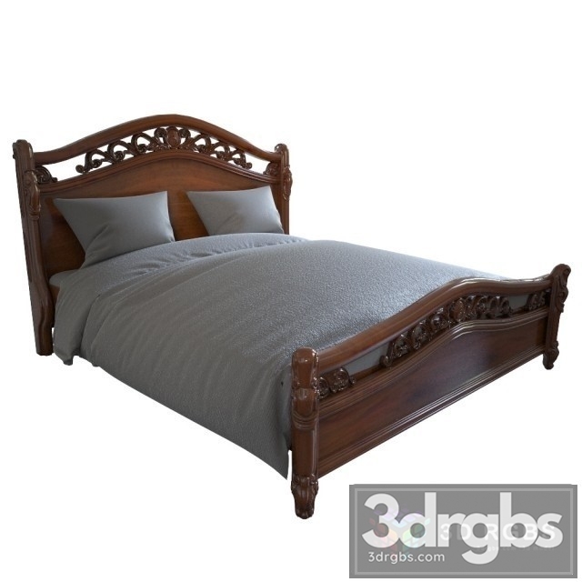 Wooden Classic Bed