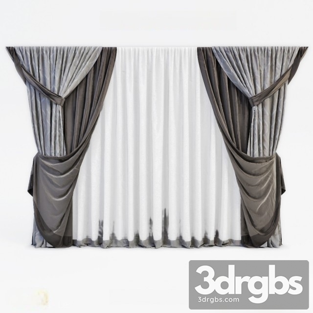 Curtain Blind With Classical V23