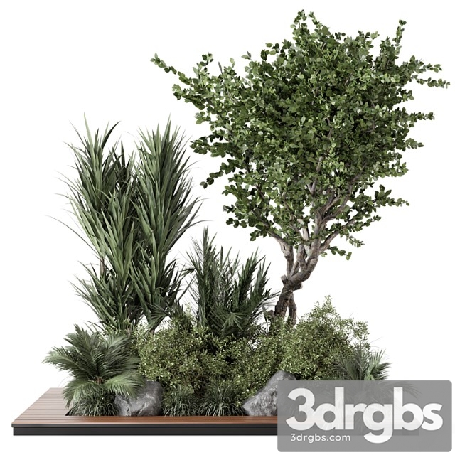 Outdoor Garden Set Bush and Tree Garden Set 499