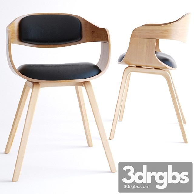 Costa stoel - kare design - bruin 2