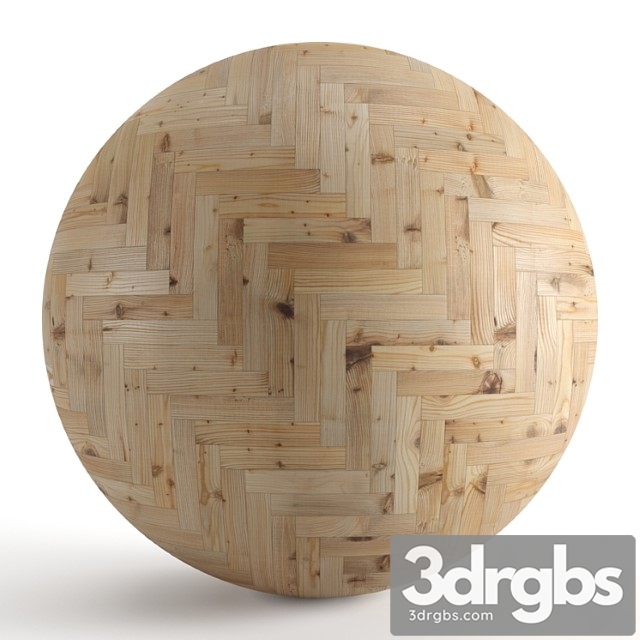 Seamless texture of larch parquet v2. pbr