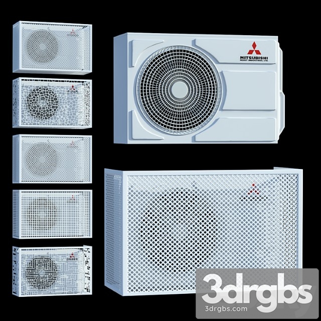 Mitsubishi Air Conditioner A Set of Decorative Boxes