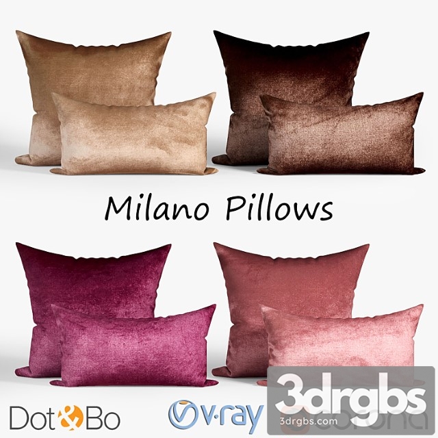 Decorative dot and bo milano. set 038