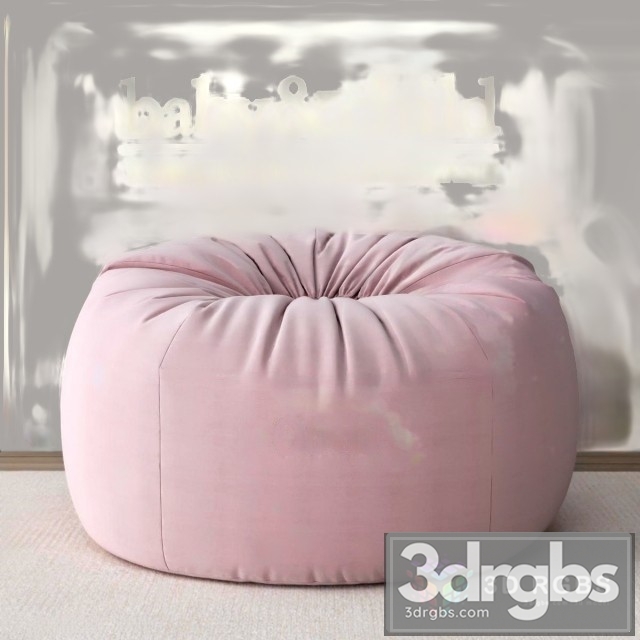 Washed Velvet Bean Bag 