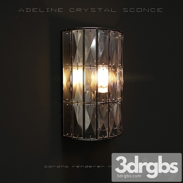Adeline crystal sconce