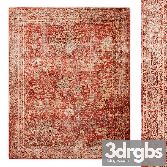 Almira hand-knotted wool rug rh