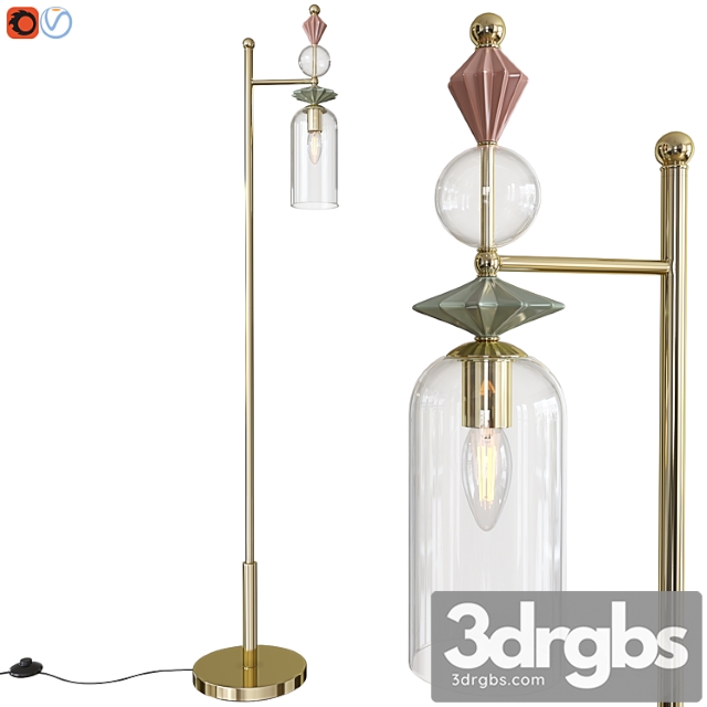 Floor Lamp Odeon Light 4855 1f Bizet