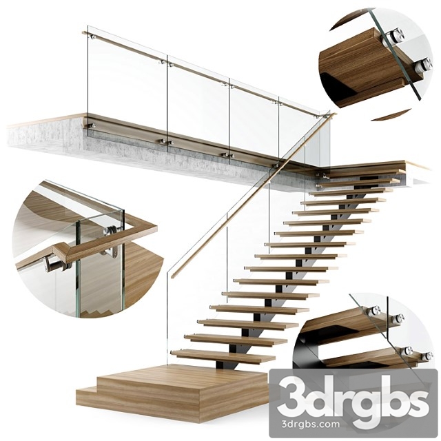 Modern interior stair 06