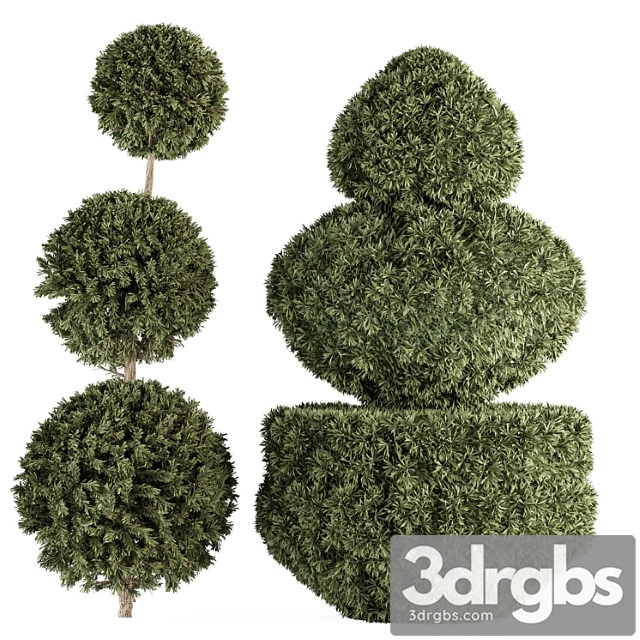 Topiary shape bush - bush set 65