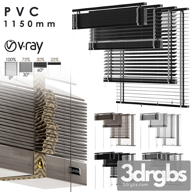 Pvc blind 1150 in 45 mm-vray