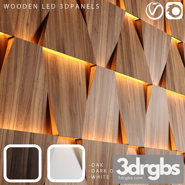 Wooden led panels